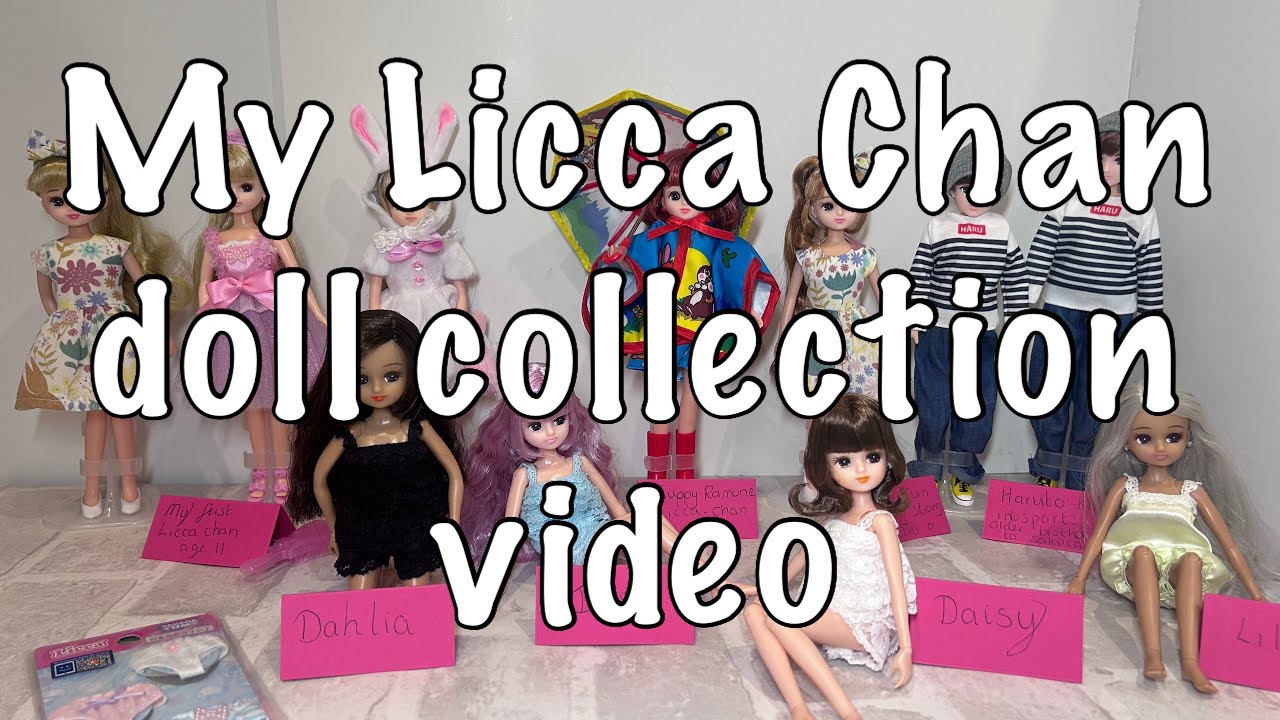 My Japanese Licca Chan doll collection to date, January 2025 #liccachan