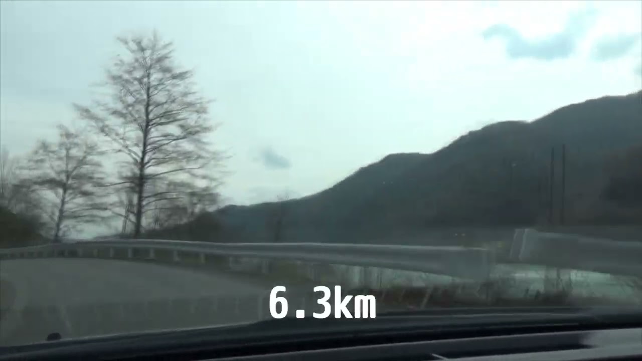 長野県木祖村・奥木曾湖 1周 コース動画