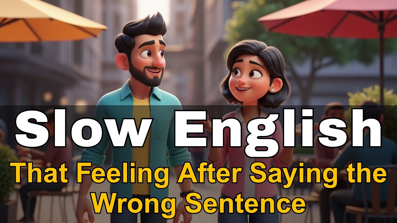 That Feeling After Saying the Wrong Sentence | Learn English Through Story