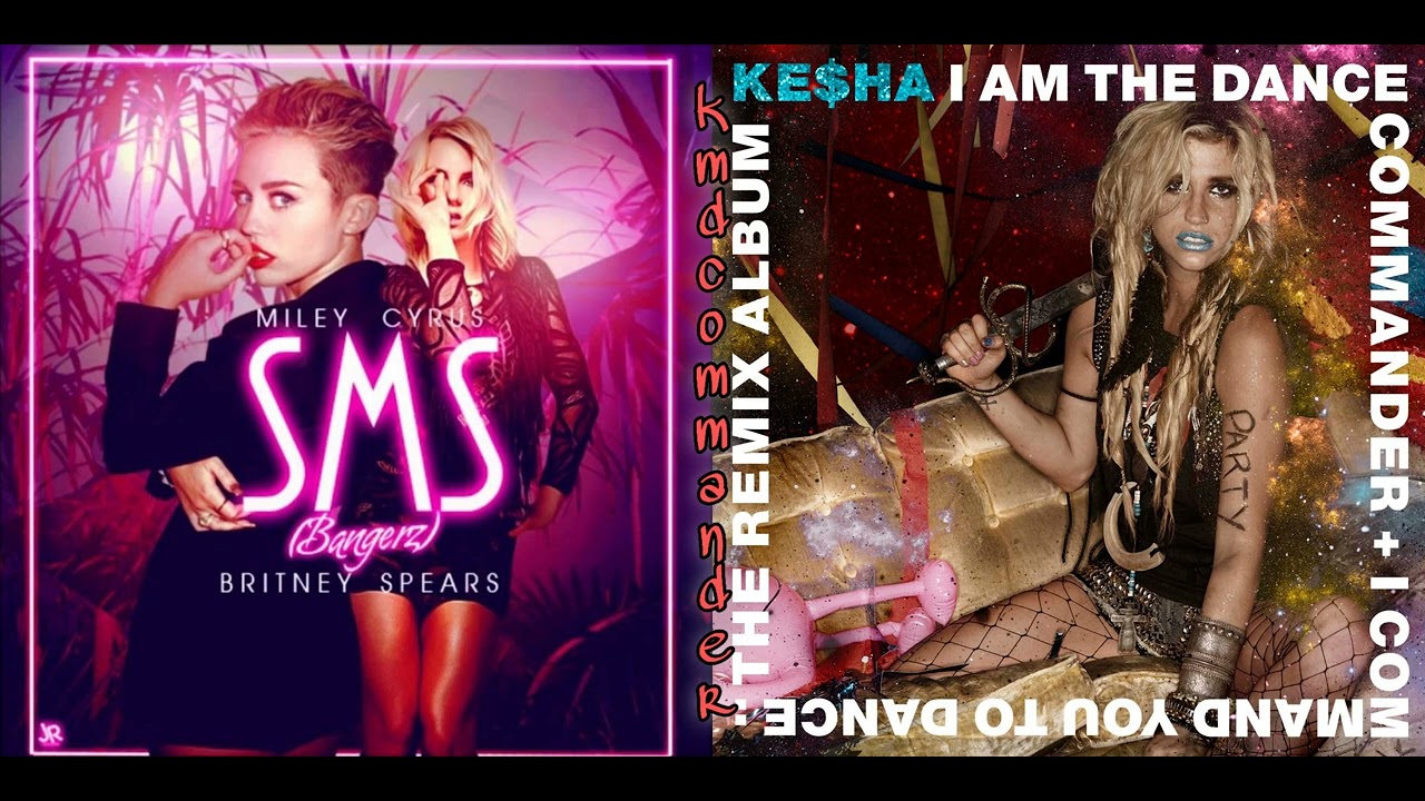 Miley Cyrus ft. Britney Spears/Kesha | SMS (Bangerz)/Blow (Cirkut Remix) [mashup]