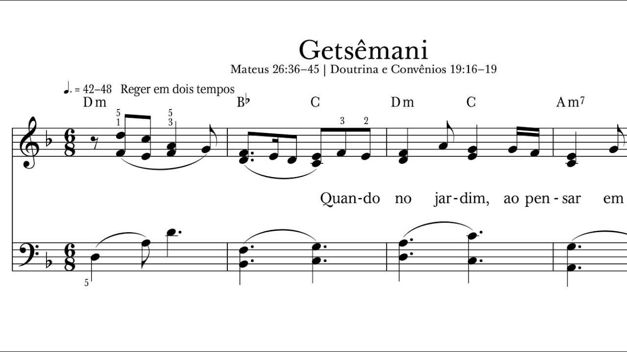 Getsêmani | 🪴 Novos Hinos SUD 1009 - Primária