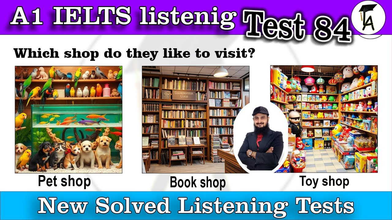 A1 IELTS Life Skills Listening 84 with Answers : New Listening test : IELTS UKVI