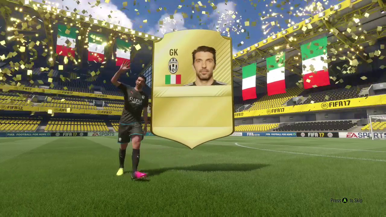 PACKED WALKOUT BUFFON in a 82+ Rated Pack