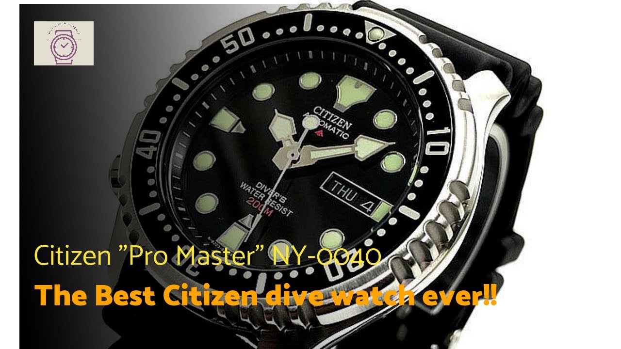 Citizen: Pro Master NY-0040. Лучшие часы для дайвинга, когда-либо созданные Citizen!!!
