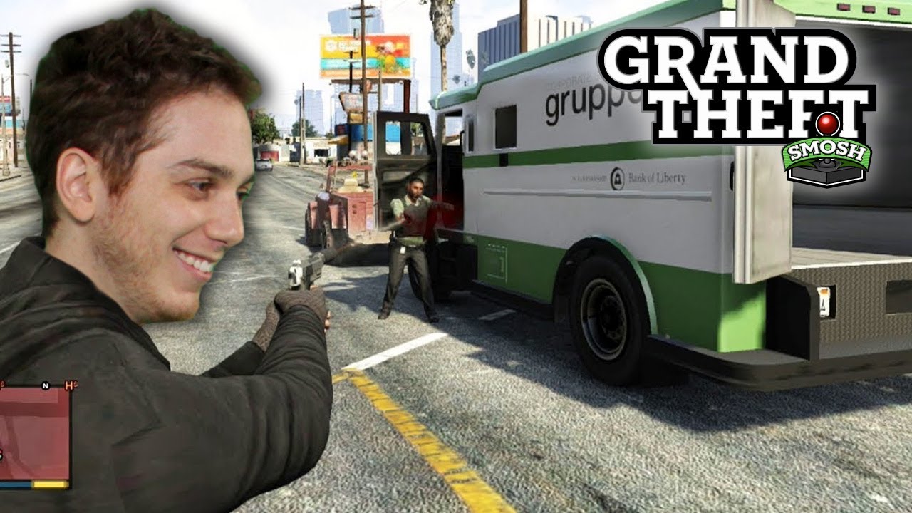 ARMORED TRUCK HUNT (Grand Theft Smosh)