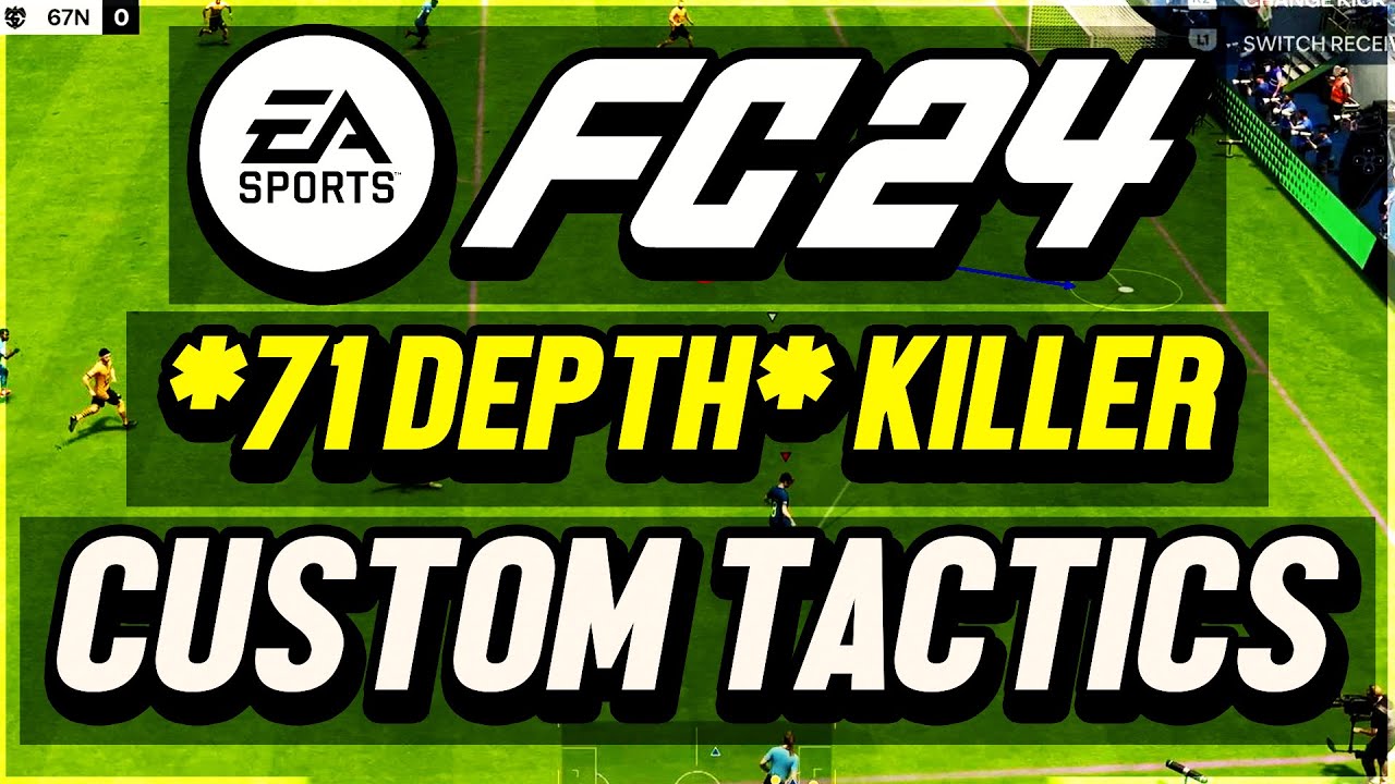 Why this FORMATION Kills 71 Depth! FC 24 Best Tactics 🔥