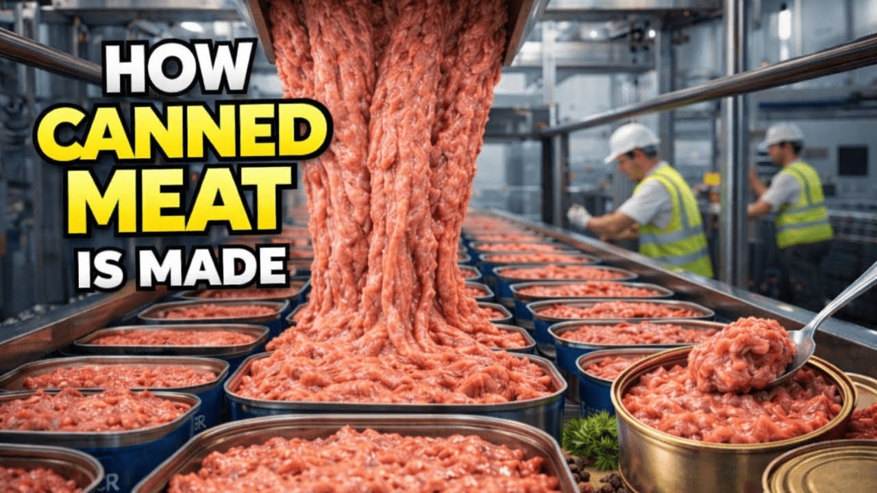 How Canned Meat Is Made — From Raw Pork to Sealed Tins