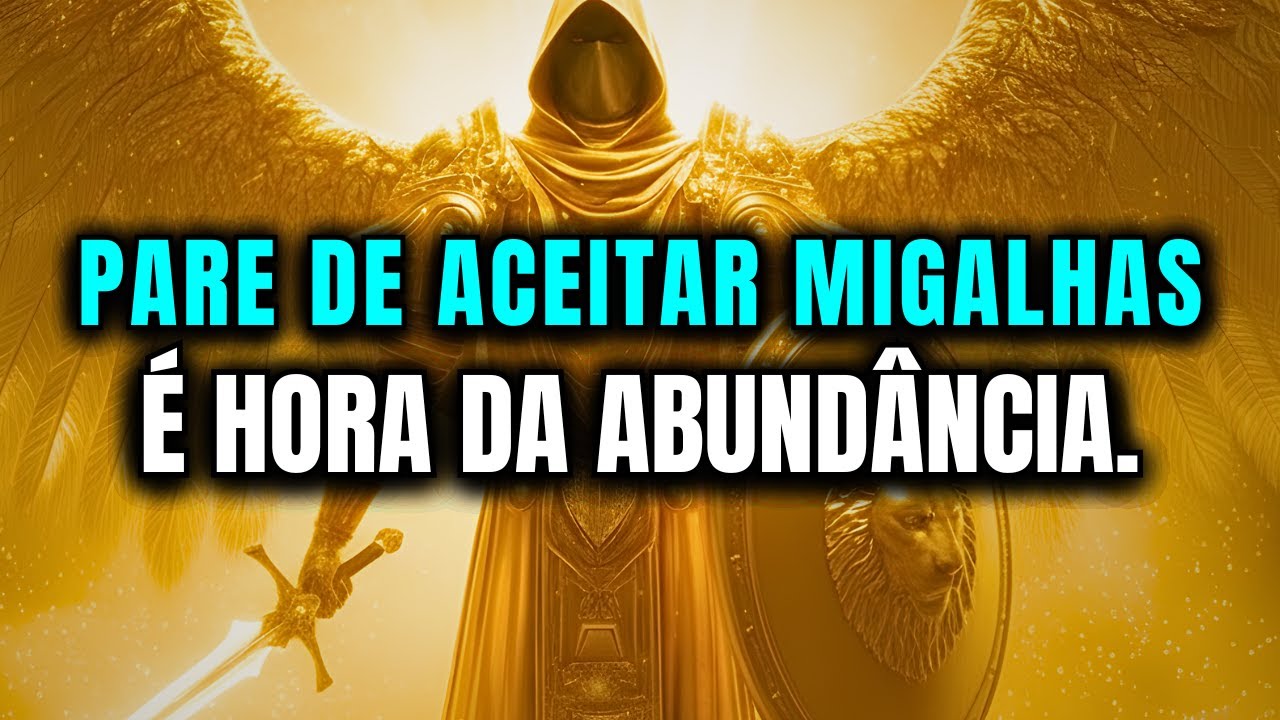 Arcanjo Miguel Diz: Pare de Aceitar a Migalha, Você Merece a Abundância Plena