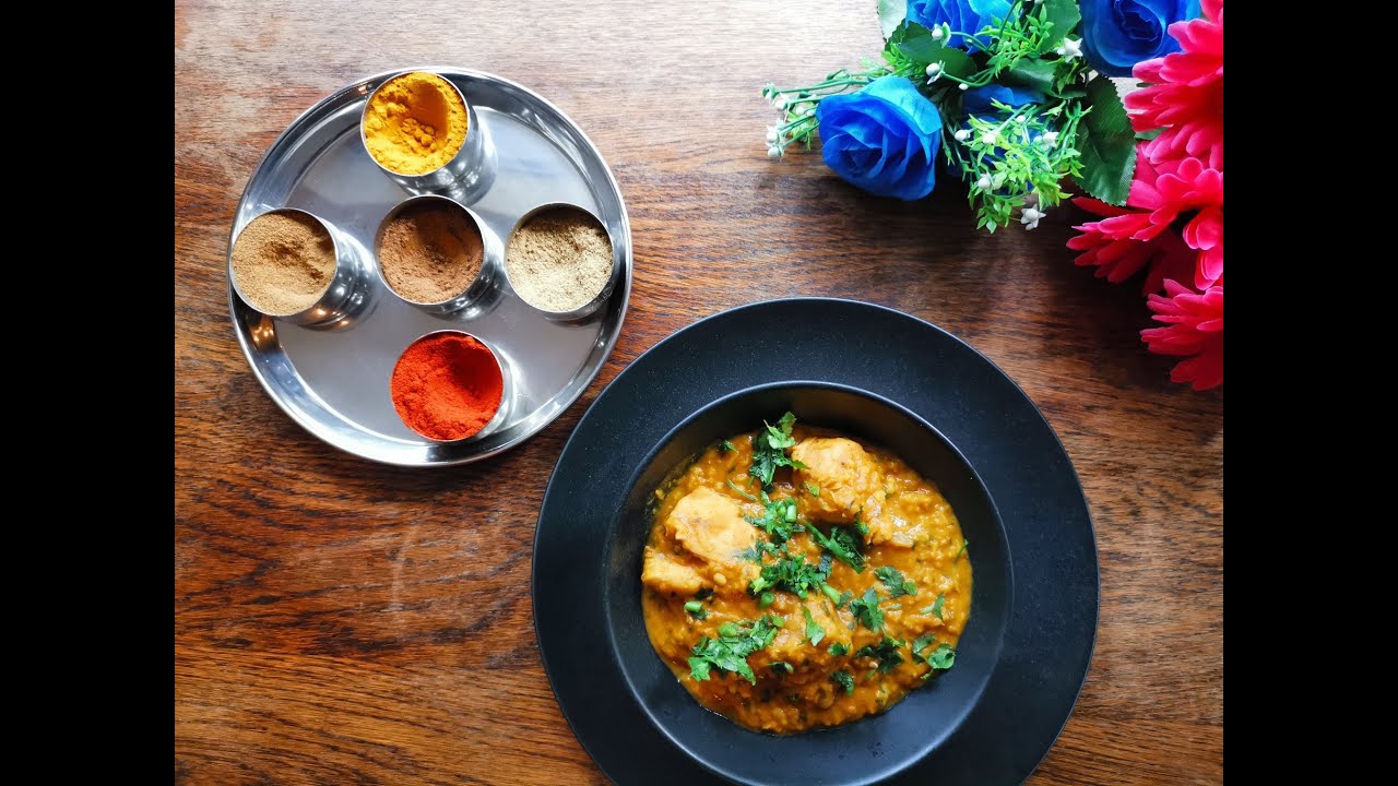 KASHMIRI CHICKEN  DHANSAK | MAKE SIMPLEST WAY CHICKEN DHANSAK FAMILY POT AT HOME |