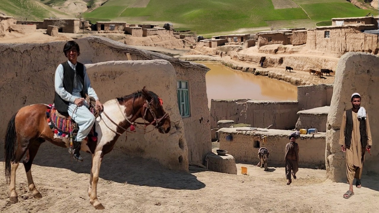 سفر به دهکده پسته مزار عجیب‌ترین و زیباترین قریه افغانستان - زندگی در دل کوه ها || Our Village