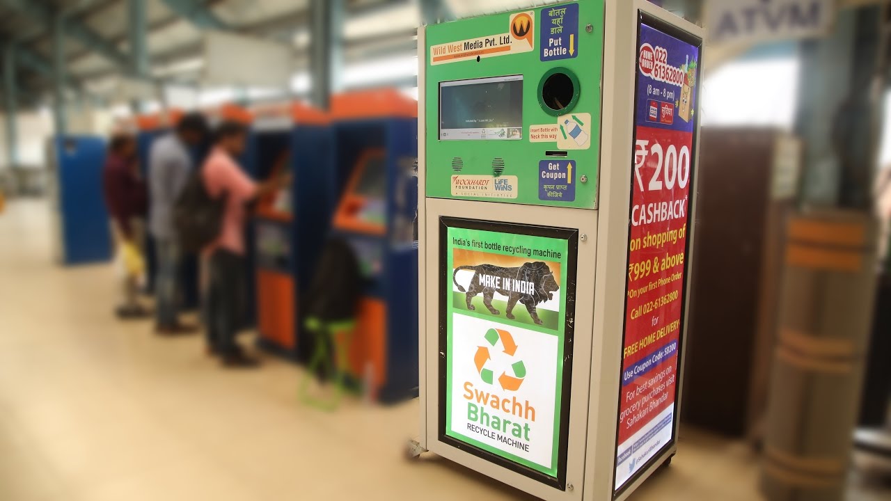 Wild West Media's "Plastic Bottle Recycling Machine"