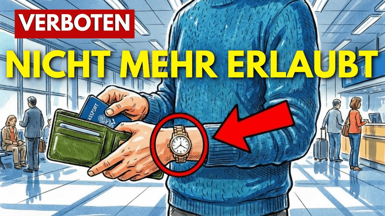 Diese 21 Dinge werden 2026 am Flughafen eingezogen (fast jeder hat sie dabei)