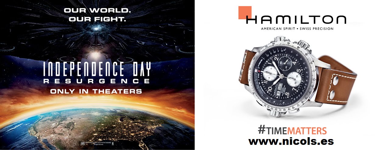 HAMILTON KHAKI X-WIND AUTO CHRONO - Reloj Independence Day - Time Matters - H77616533
