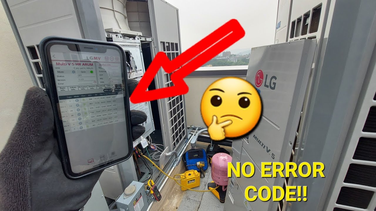 LGMV HAVC TROUBLESHOOTING LOW REFRIGERANT