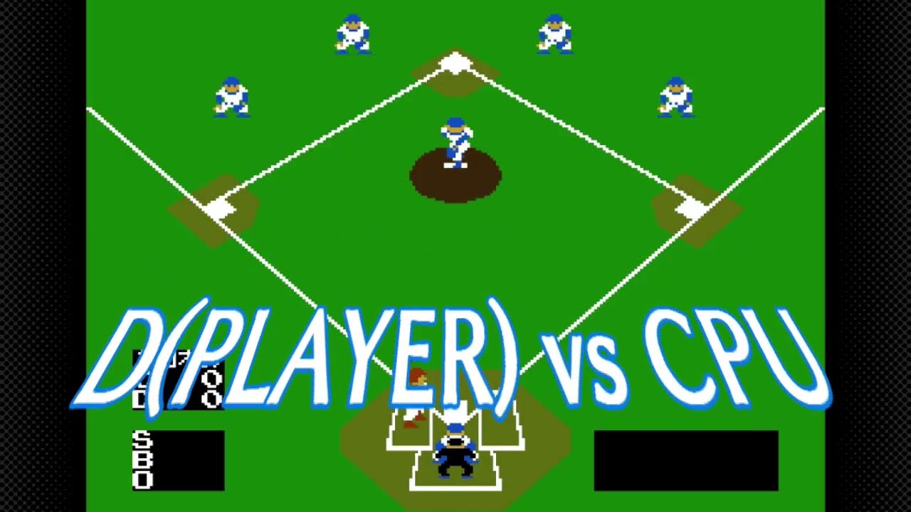 【BASEBALL】609th　D(PLAYER) vs CPU