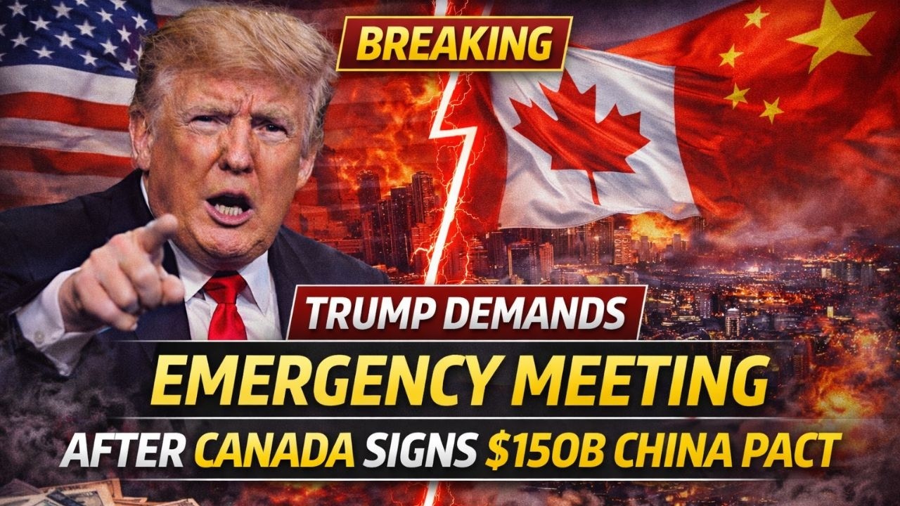 BREAKING Trump Demands Emergency Meeting After Canada Signs $150B China Pact