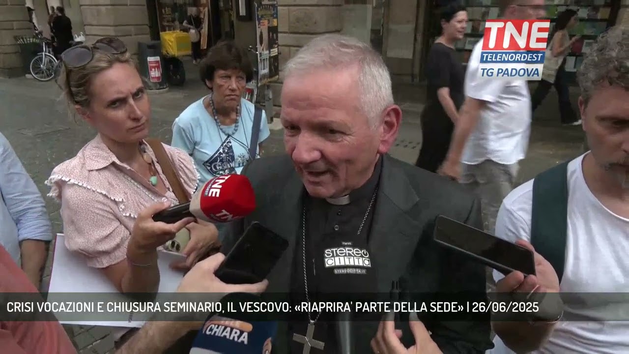 CRISI VOCAZIONI E CHIUSURA SEMINARIO, IL VESCOVO: «RIAPRIRA' PARTE DELLA SEDE» | 26/06/2025