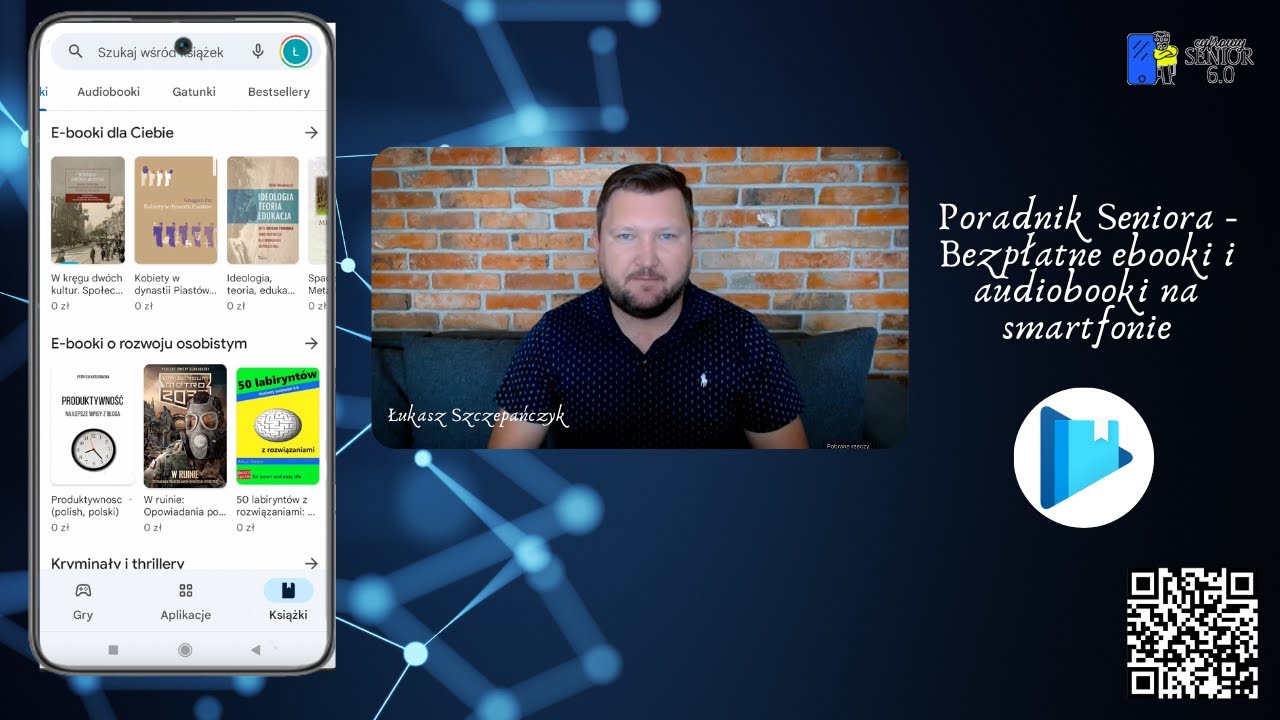 Poradnik Seniora - Bezpłatne ebooki i audiobooki na smartfonie
