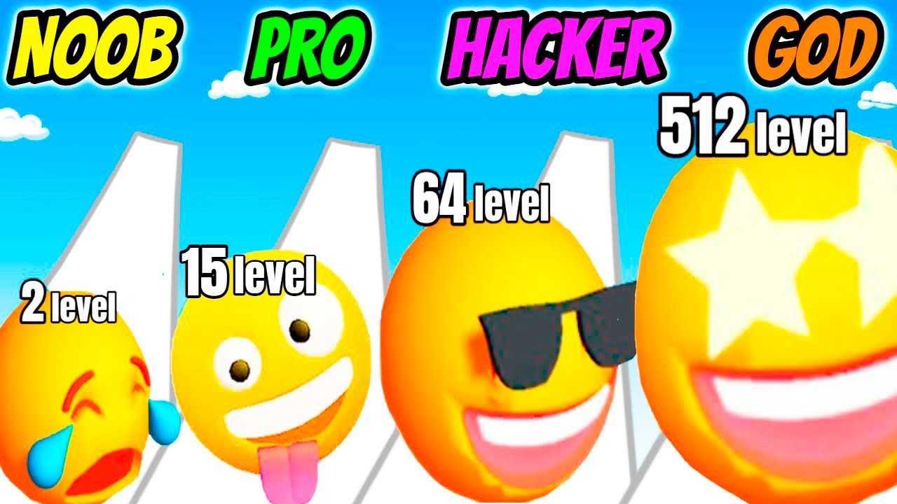 NOOB vs PRO vs HACKER vs GOD - Scalemoji