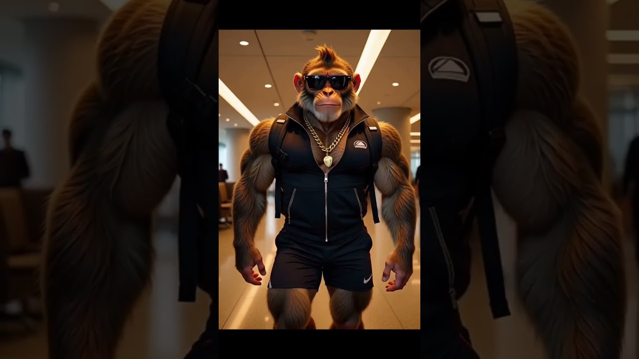 bodybuilder monkey 🐵 