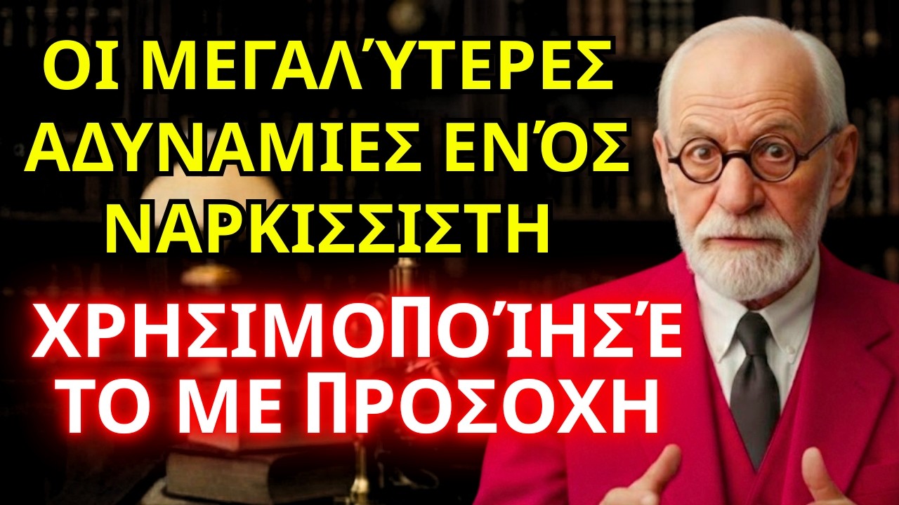 10 Πράγματα Που ΑΠΟΚΑΛΥΠΤΟΥΝ Τις ΜΕΓΑΛΥΤΕΡΕΣ ΑΔΥΝΑΜΙΕΣ Ενός ΝΑΡΚΙΣΣΙΣΤΗ - Sigmund Freud