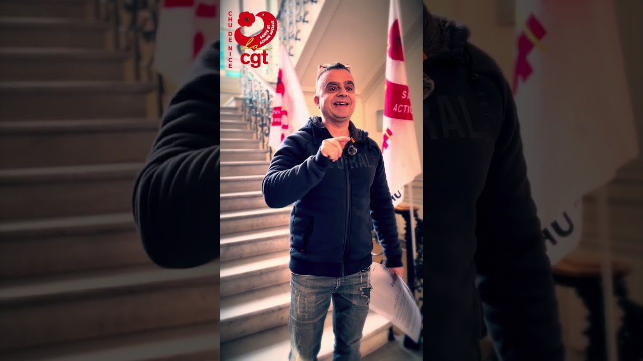 Intervention de Stéphane GAUBERTI secrétaire général CGT du CHU de Nice avant le CSE  13.02.2026