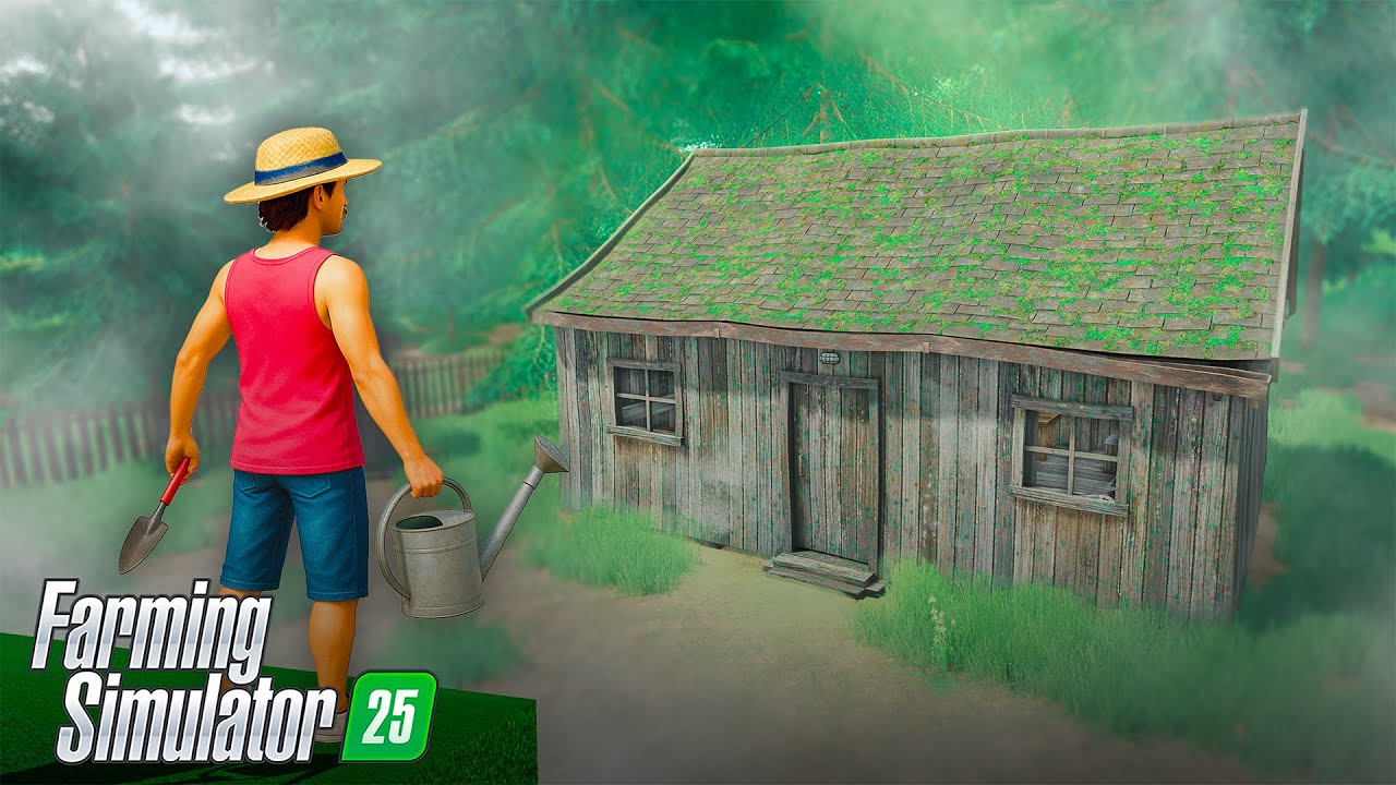 Я пытаюсь пройти No Man's Land на 100% за 0$ - Farming Simulator 25