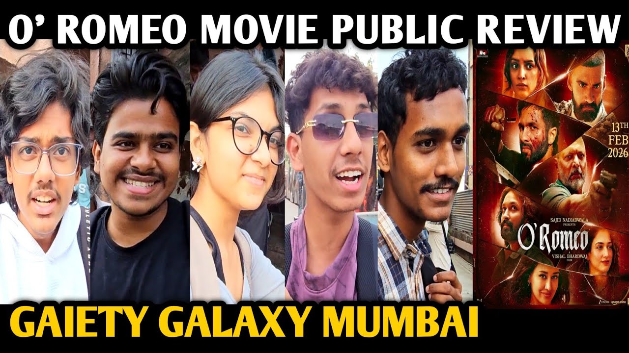 O Romeo Movie Public Review | Gaiety Galaxy Mumbai | Shahid K | Tripti D | Sajid Nadiadwala