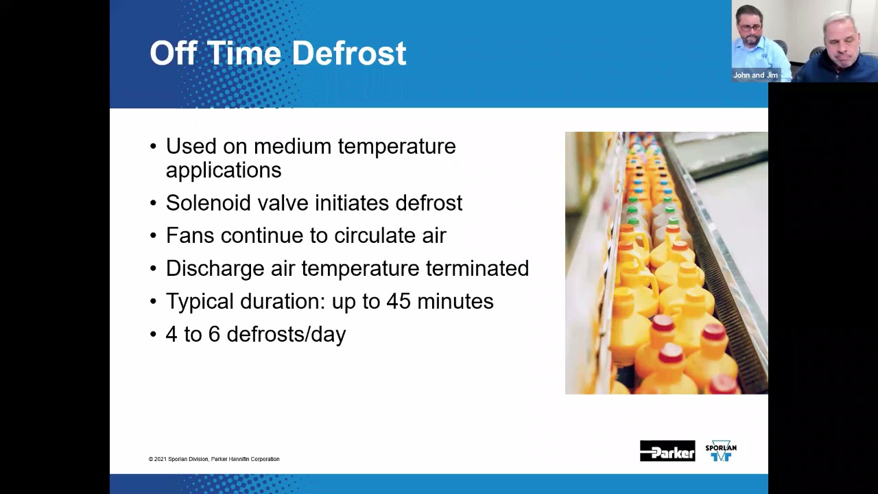 Parker Sporlan Supermarket Seminar: Defrost Methods in Commercial Refrigeration