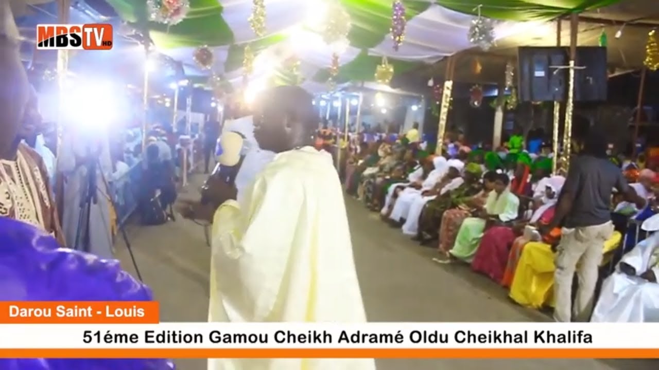 Goudi Gamou cheikh Adramé Oldu Cheikha Khalifa édition 2022 Saint Louis Darou