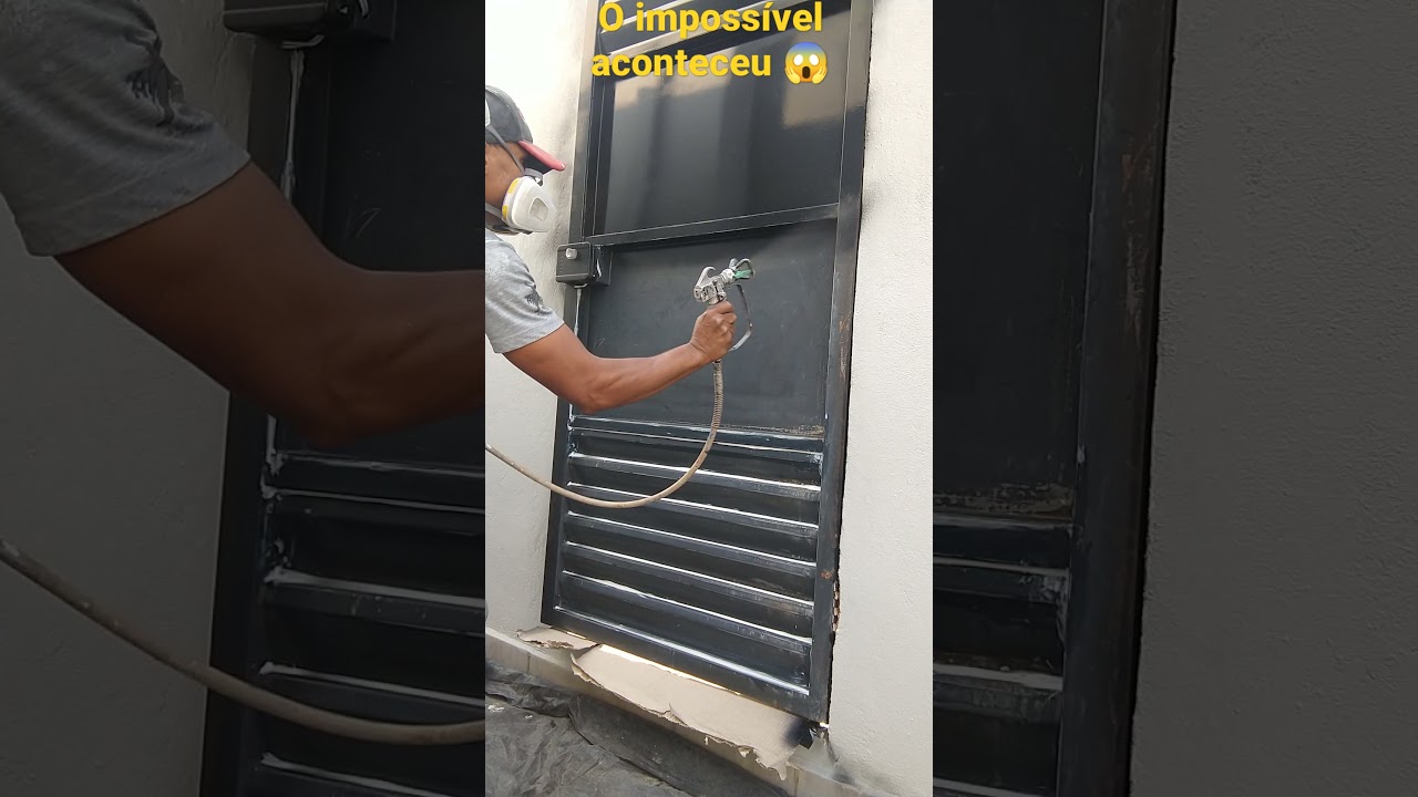 Pintura com Airless - tinta automotiva