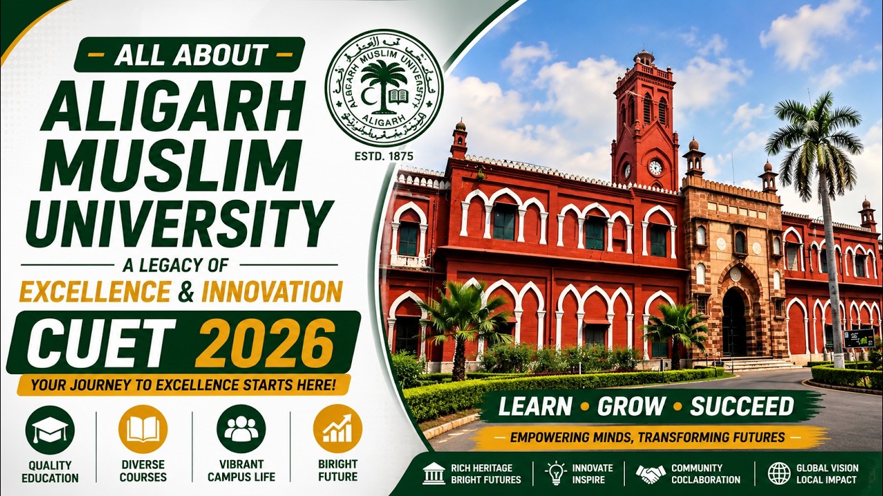 AMU Admission 2026 🔥 Aligarh Muslim University Courses, Fee Structure, Hostel & Entrance Exam