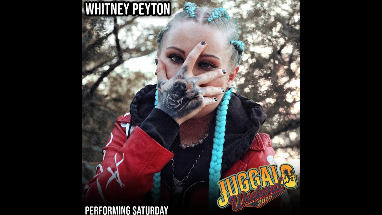 Whitney Peyton Full Set Live At Insane Clown Posse's Juggalo Weekend 2025 She Went on Balcony  N Pit