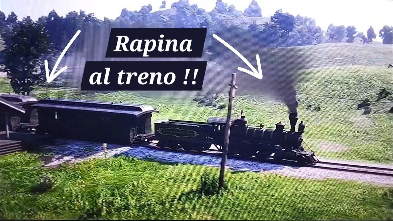 RAPINO UN TRENO SU RED DEAD REDEMPTION 2 !!