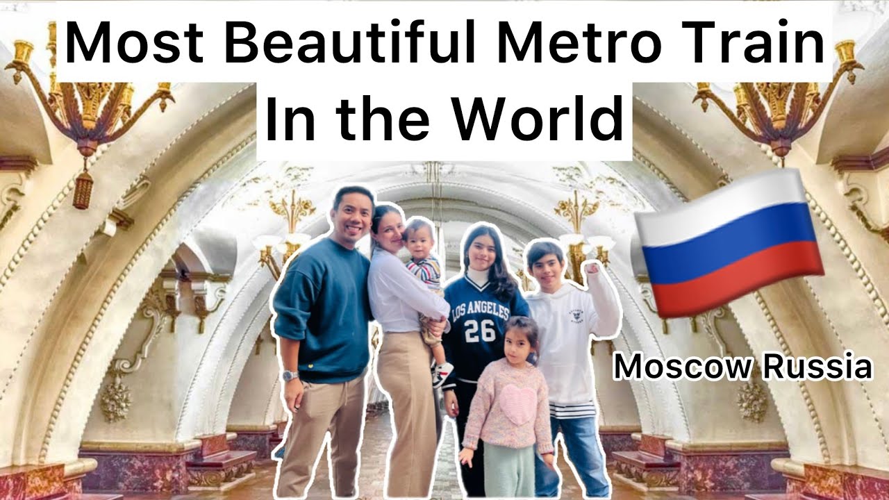 Pinoy in Russia | One of the Best Metro Train in the World