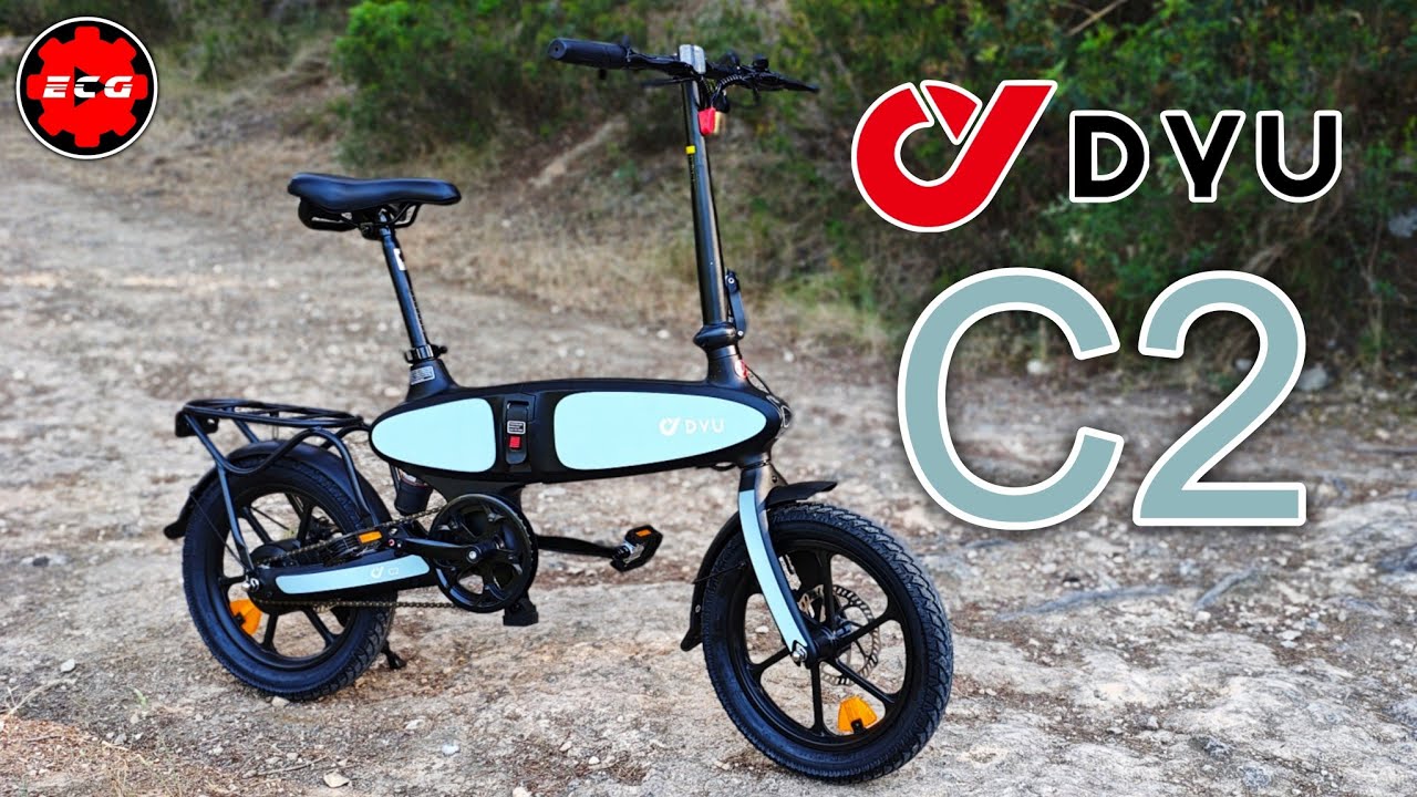 Bicicleta eléctrica plegable DYU C2 REVIEW COMPLETA 🇪🇦