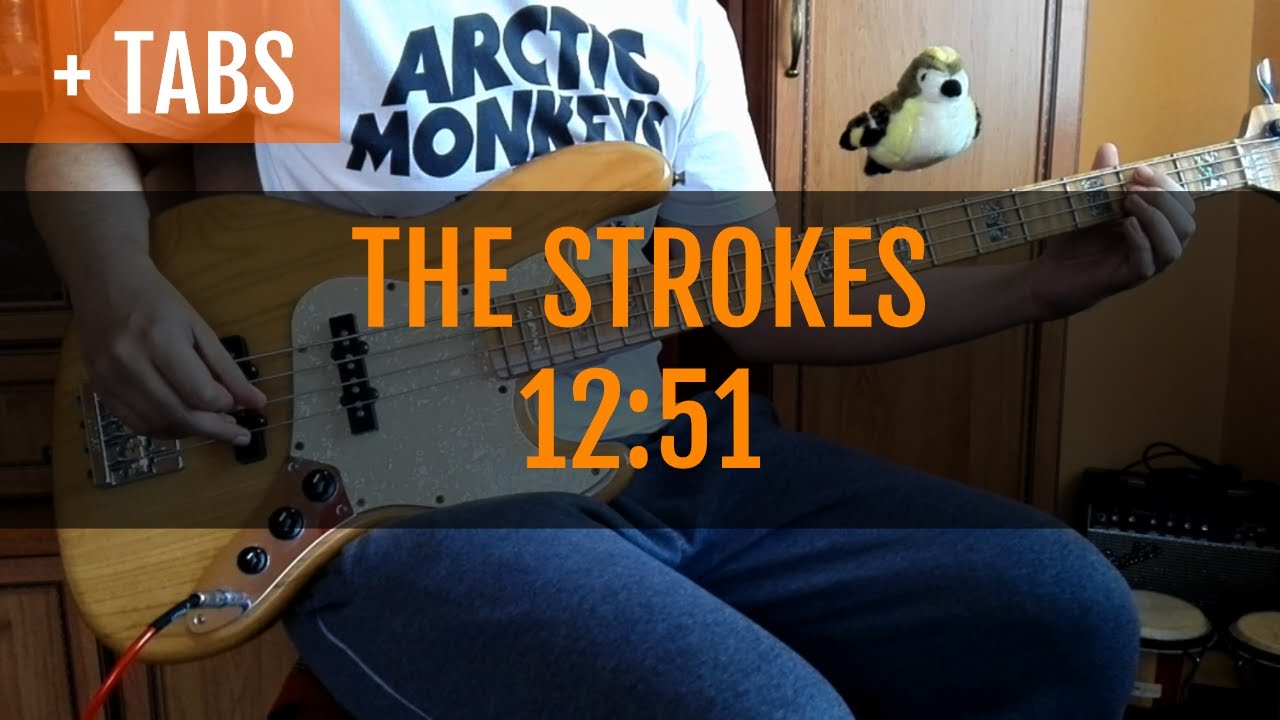 The Strokes - 12:51 (Bass Cover with TABS!)