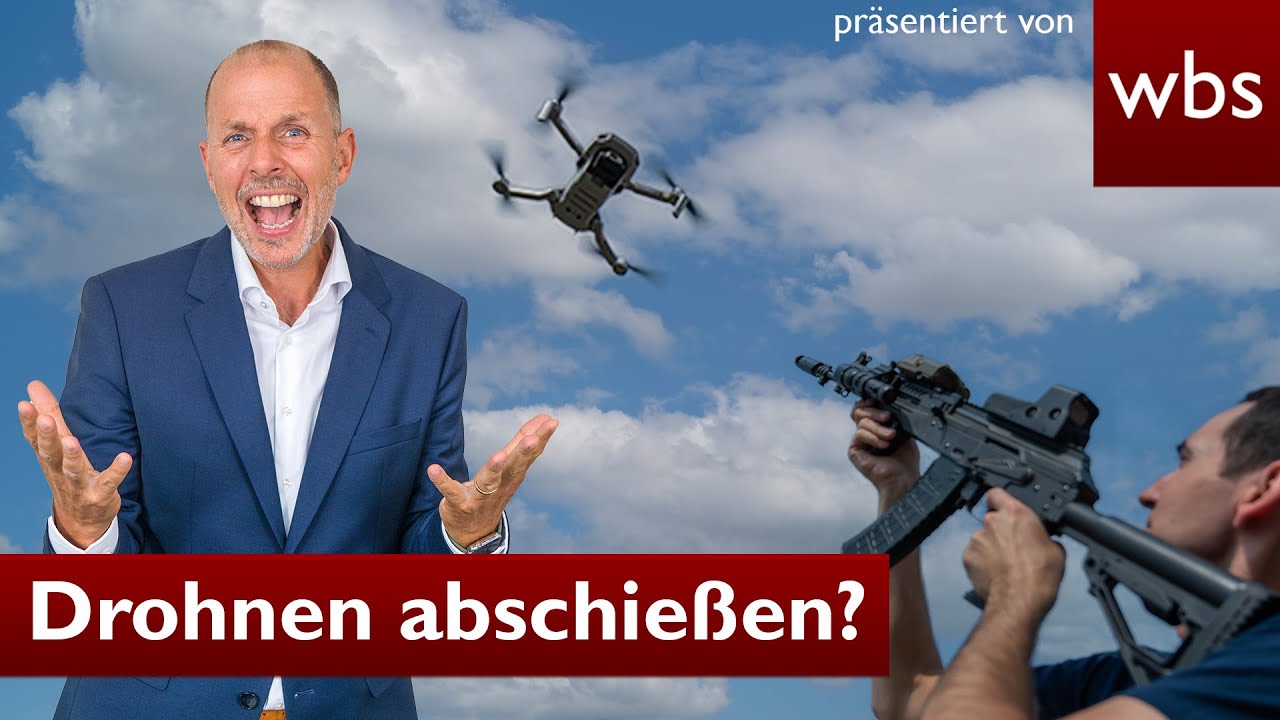 Illegal filmende Drohnen nehmen rasant zu: Darf ich sie abschießen? | Anwalt Christian Solmecke