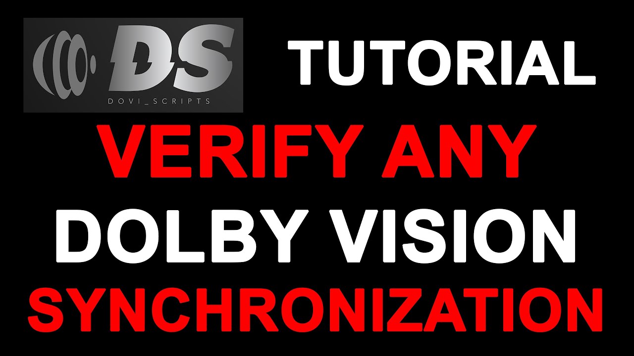 DoVi_Scripts Tutorial: Verify Dynamic Metadata Synchronization