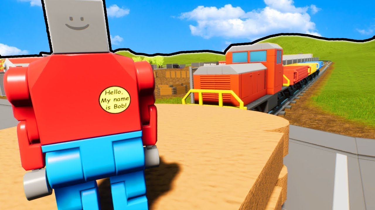 Me and My Friends Decide to Stop a Lego Train with a Sandwich in Brick Rigs