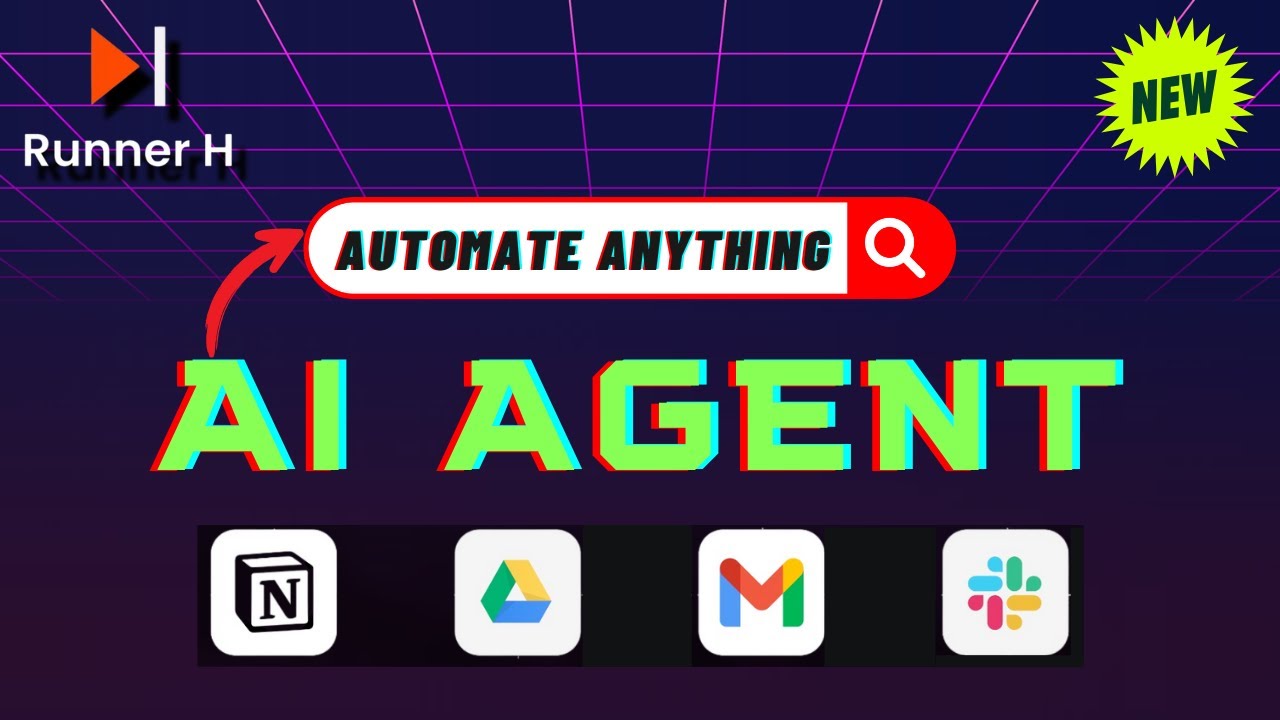 New FREE AI Agent RUNNER H Completes Daily Tasks (Full Review)