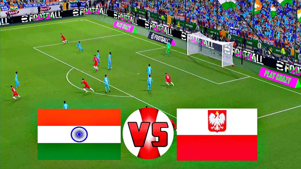 🔥 🇮🇳 INDIA vs 🇵🇱 POLAND | INTENSE International Football Clash! | 10 Mar 2026 | eFootball Gameplay