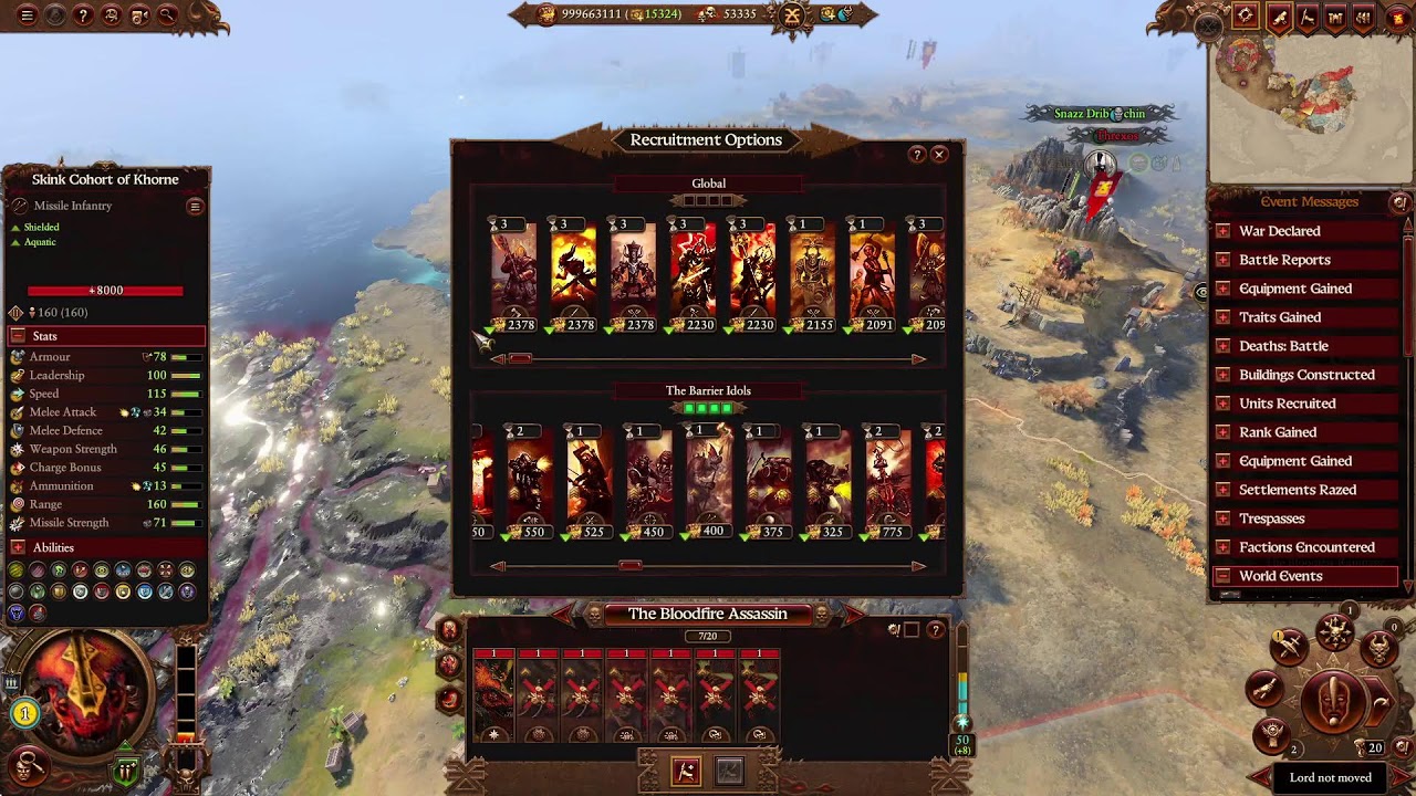 total war warhammer 3 skarbrand elf exxterminator