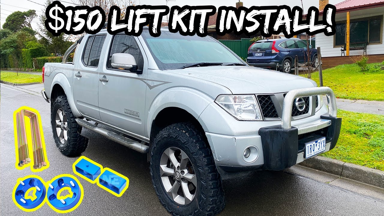 Установка подъемного комплекта D40 NAVARA + грязевые шины 265/70/17