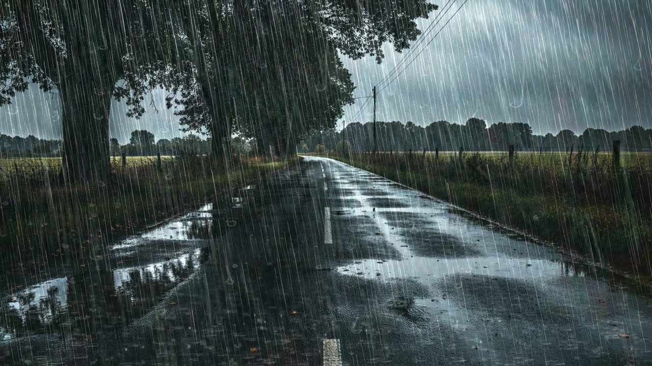 Let the Rain Drown Your Thoughts 🌩️ | Deep Thunderstorm Sounds for Calm Mind