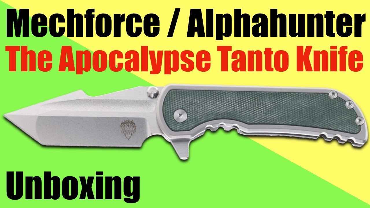 The Apocalypse Knife By Mechforce And Alphahunter Tactical Unboxing