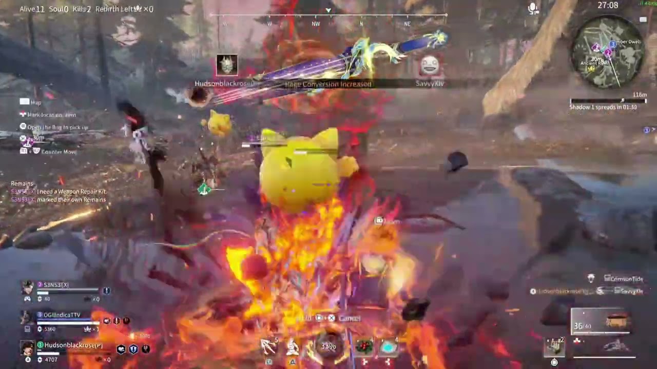 Team Rose忍者: Naraka Bladepoint Trios Immortal War -  永劫无间 三人组 不朽之战 – 队伍 Day 1
