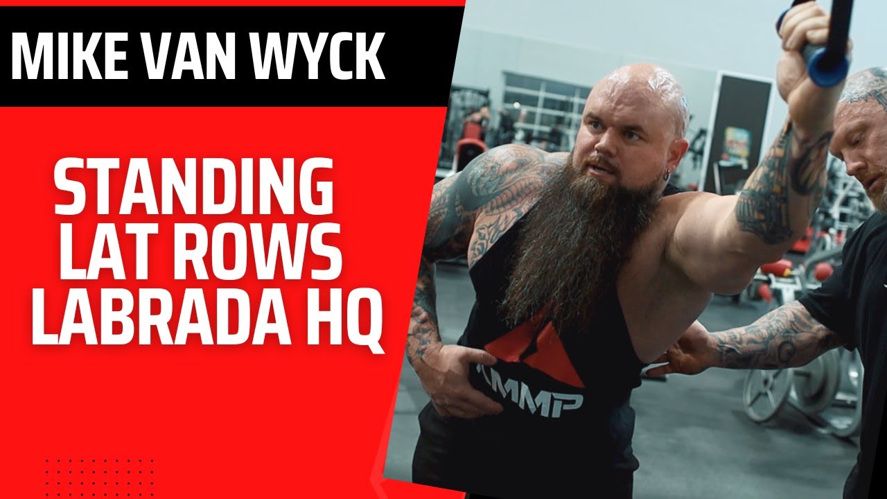 Standing cable rows with Mike Van Wyck