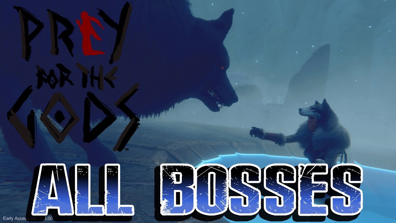Praey for the Gods - All Bosses + Secret Boss