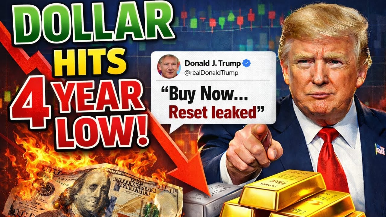 डॉलर 4 साल के निचले स्तर पर! अब सोना–चांदी का क्या होगा? | Dollar Crash Explained